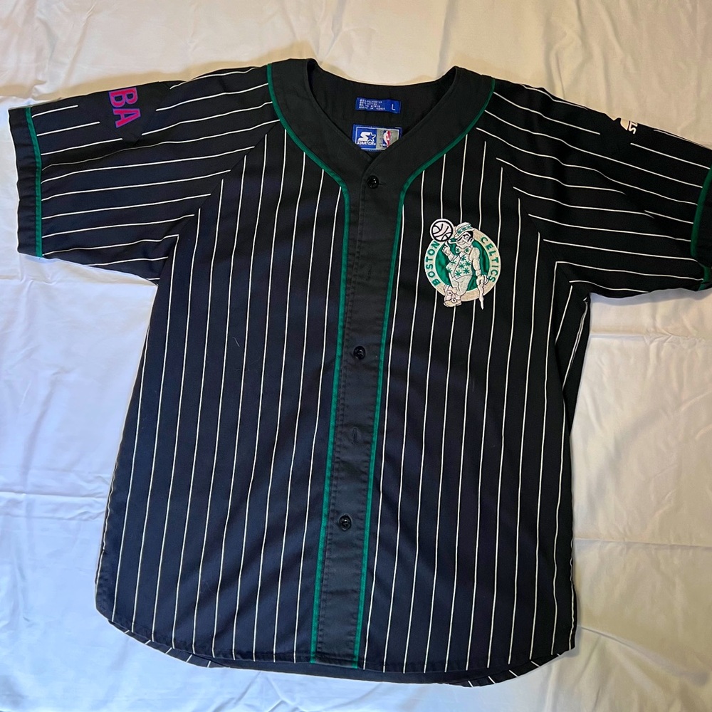 Vintage “Starter” Celtics ‘Baseball Style’ Jersey (L)